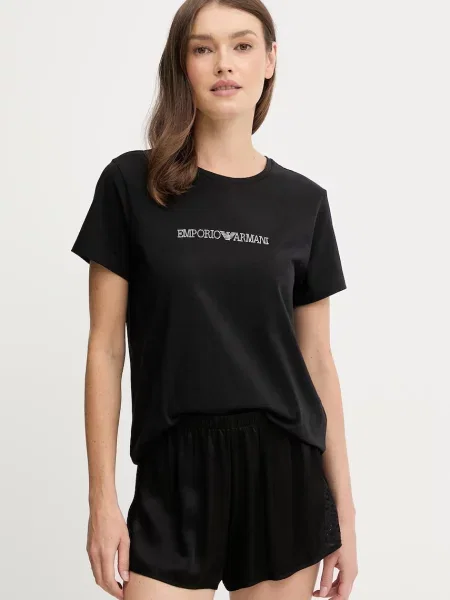 Kratka majica Emporio Armani Underwear črna