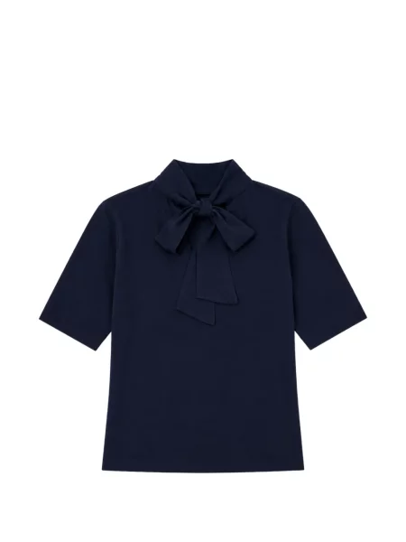 Scurt tricou Seventy cu funde albastru
