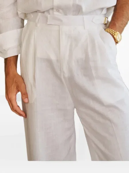 Pantaloni Sink Swimwear alb