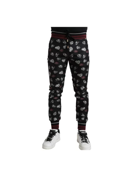 Spodnie dresowe Dolce And Gabbana czarne