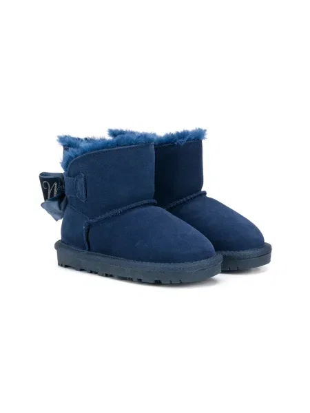 Buty do kostki dziecięce Monnalisa niebieskie