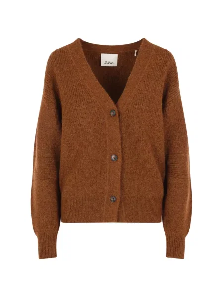 Cardigan Isabel Marant cu decolteu în V maro