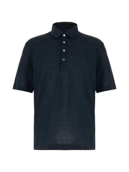 Tricou polo Zegna albastru