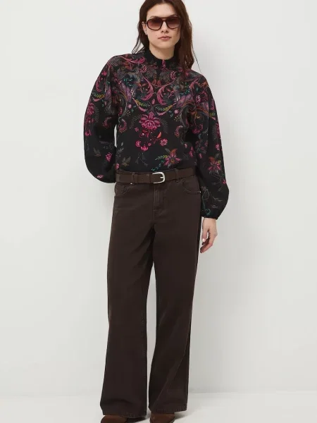 Bluza Medicine za žene s uzorkom crna