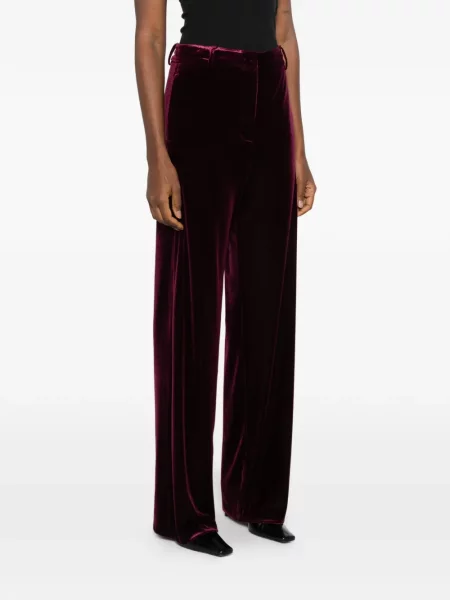 Pantaloni Blanca Vita de catifea violet