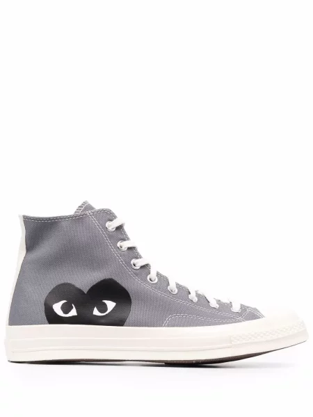 Sneakerși Comme Des Garçons Play X Converse gri