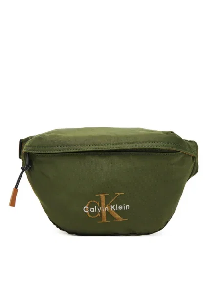 Calvin Klein Borsetă Bold Waistbag Kaki verde