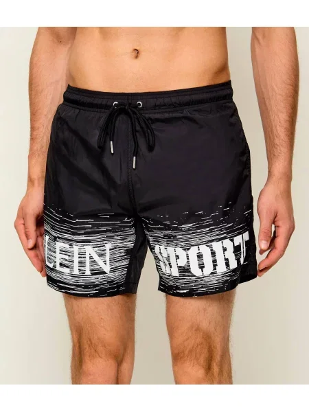 Pantaloni scurți de sport Plein Sport negru