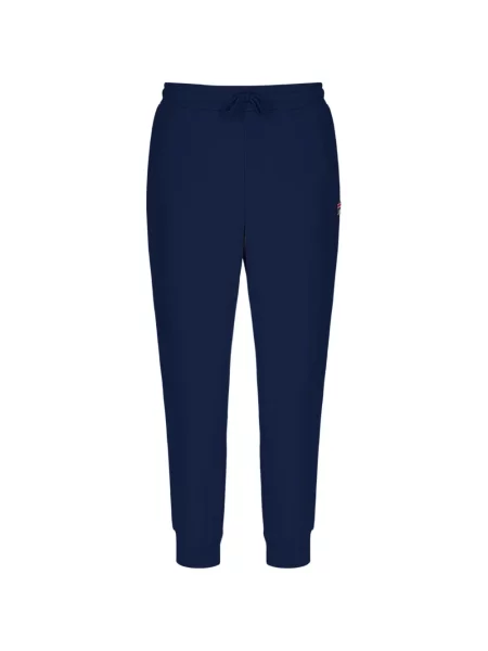 Pantaloni Fila alergare cu autograf albastru