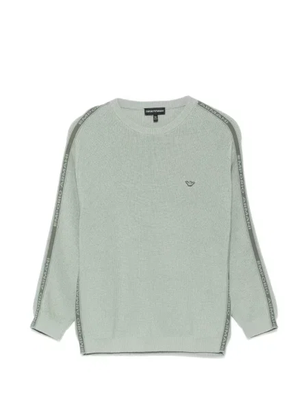 Sweter dziecięcy Emporio Armani zielony