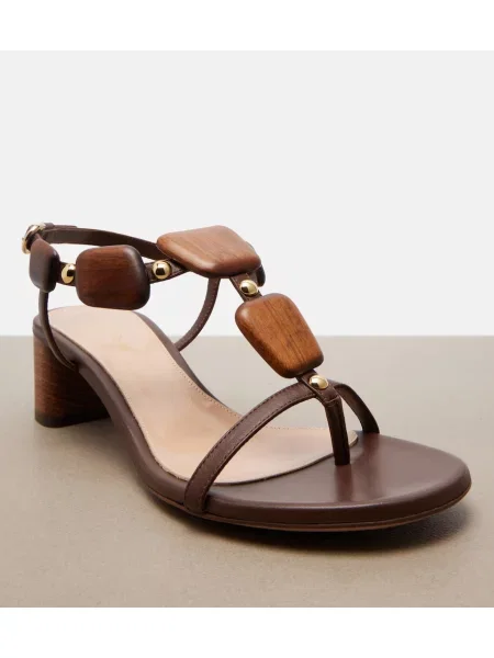 Sandale Gianvito Rossi din piele maro