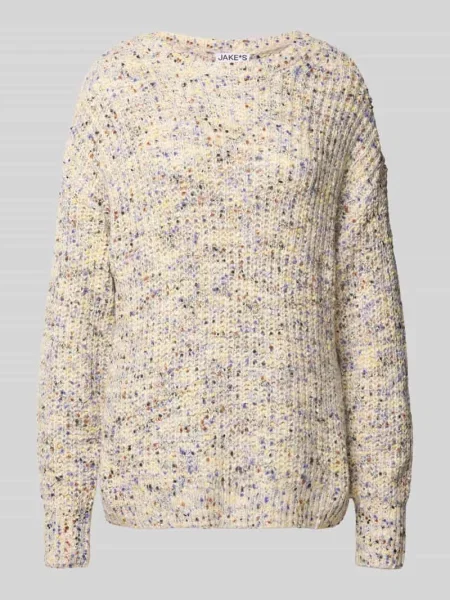 Sweter z dzianiny z okrągłym dekoltem Jake*s Casual