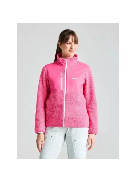Hanorac din fleece Slam din fleece roz