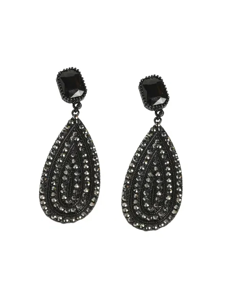 SOHI Uhani Jainub / srebrna črna