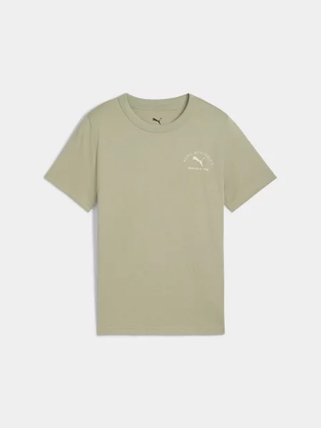 Дитяча Футболка PUMA Class Graphic Tee комбінований верх зелений