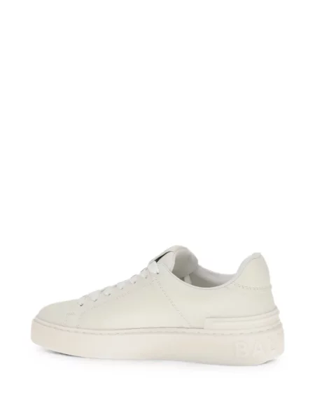Sneakerși Balmain din piele alb