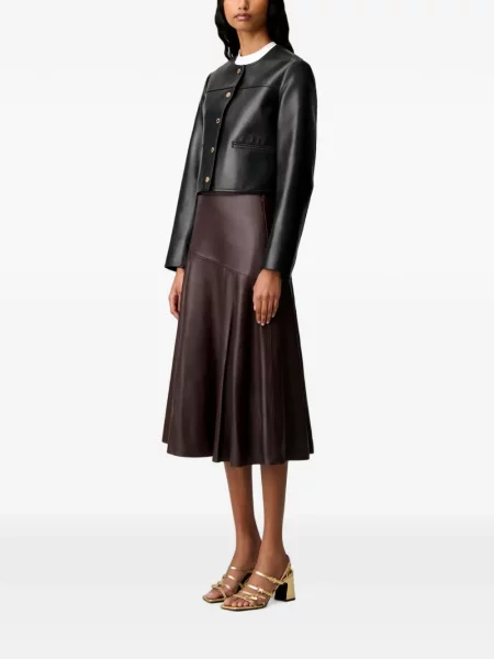 Geanta de piele Claudie Pierlot negru