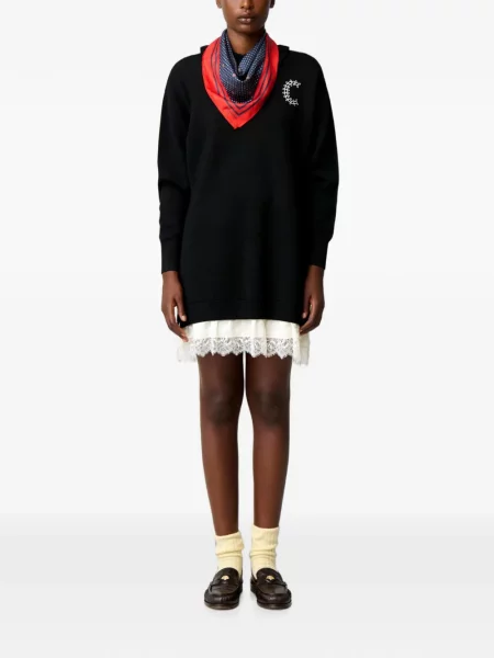 Rochie Claudie Pierlot din satin negru