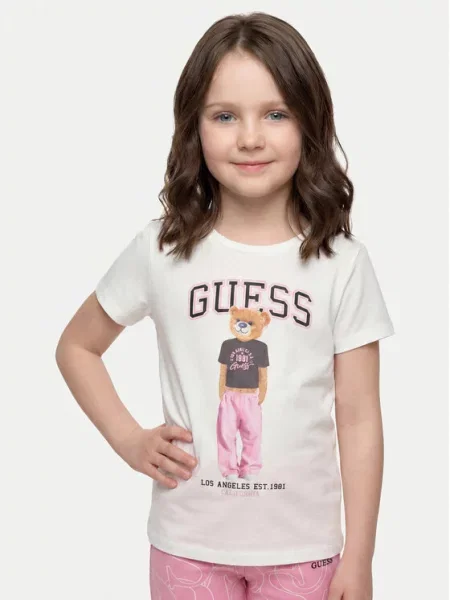 Guess Tricou alb
