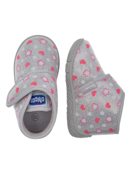 Детские тапочки Chicco серые