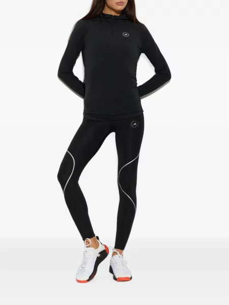 Hoodie Adidas By Stella Mccartney με σχέδιο μαύρο