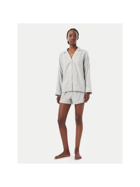 LAUREN RALPH LAUREN Pidžama Regular Fit siva