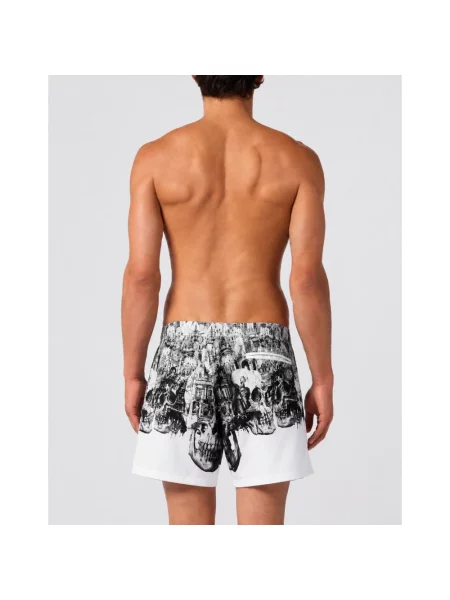 Krótkie szorty Philipp Plein białe