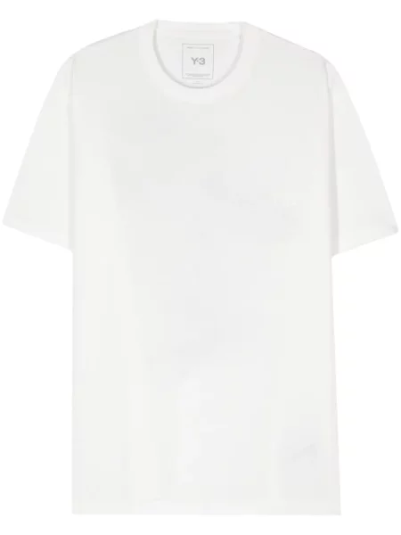 Tricou Y-3 cu imagine alb