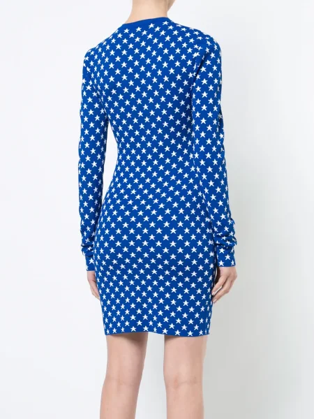 Rochie mini Givenchy cu imagine de costum albastru
