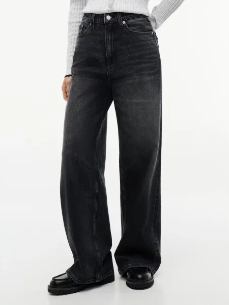 Tommy Jeans Džínsy CLAIRE tmavomodrá