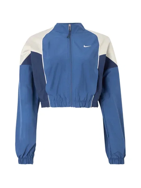 Nike Sportswear Átmeneti dzseki SHRUNKEN tengerészkék / királykék fehér