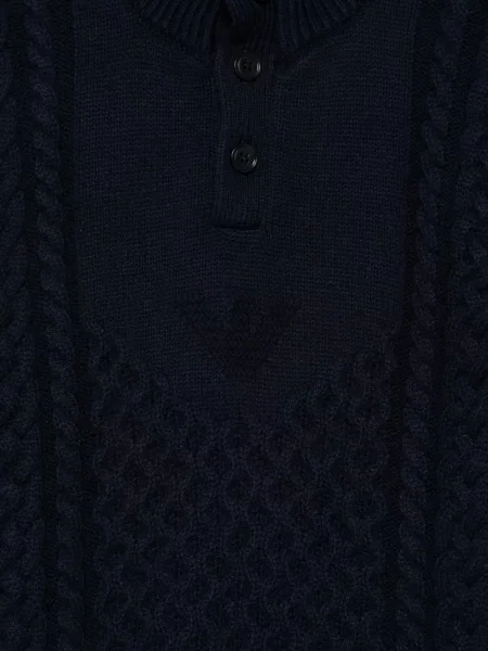 Sweter dziecięcy Emporio Armani niebieski