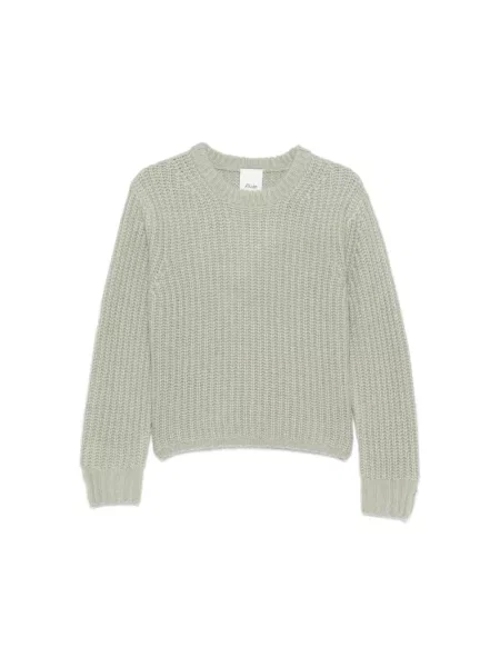 Dzianinowy sweter Allude zielony