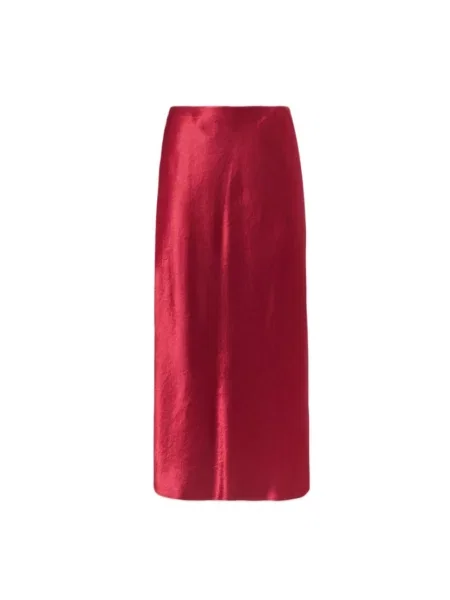 Satynowa spódnica Max Mara różowa