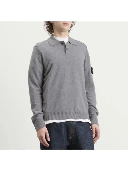 Koszulka polo Stone Island szara