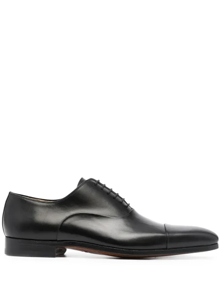 Oxford Magnanni din piele negru