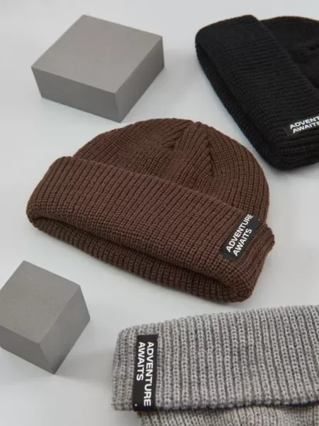 Sinsay Czapka bordowy