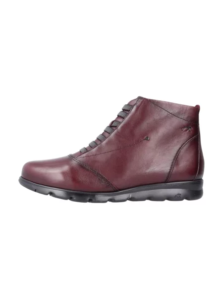Buty do kostki Fluchos skórzane czerwone