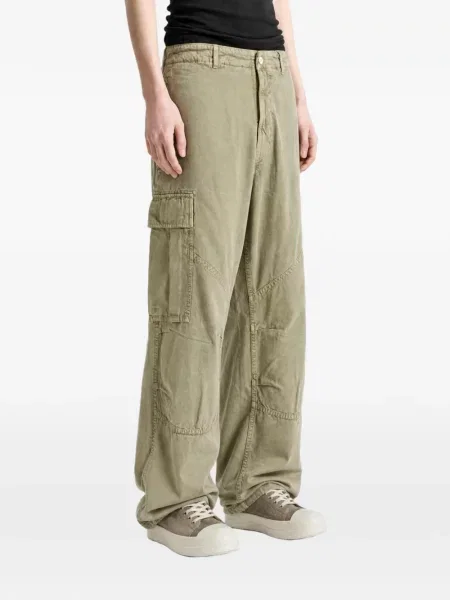 Cargo hlače Stone Island kamenje s vezicama zelena