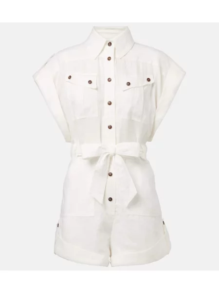 Salopetă Zimmermann de in alb