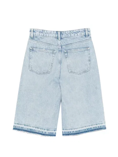 Pantaloni scurți din denim James Perse albastru