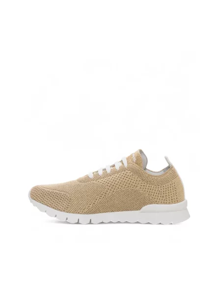 Sneakersy Kiton skórzane beżowe