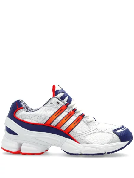 Sneakerși Adidas Ozweego din piele de căprioară alb