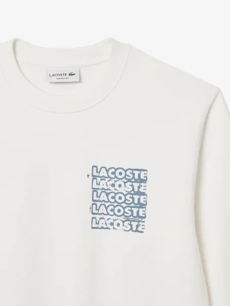 Свитшот Lacoste белый