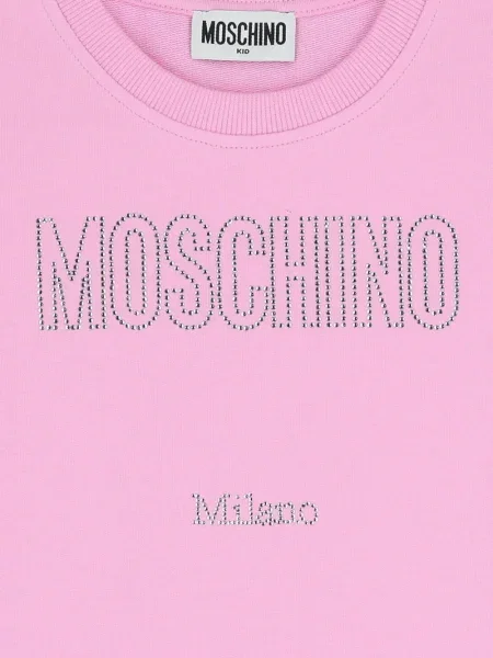 Sukienka dziecięca Moschino różowa