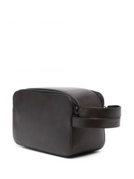 Iš natūralios odos rankinė Mulberry ruda