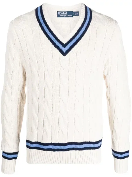 Șapcă Polo Ralph Lauren cu dungi cu broderie maro