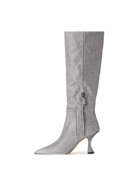 Kozaki Stuart Weitzman szare