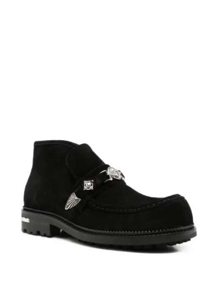Botine Toga Virilis din piele de căprioară negru