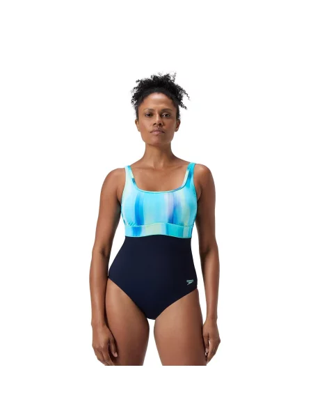 Strój kąpielowy jednoczęściowy na basen Speedo Shaping Eclipse czarny